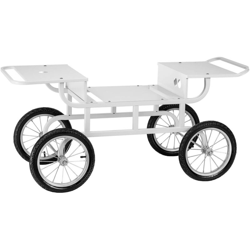 Subs pour le coton de sucre - 4 roues - blanc