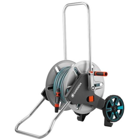 Chariot Métallique Avec Tuyau Ø15mm 25m Gardena