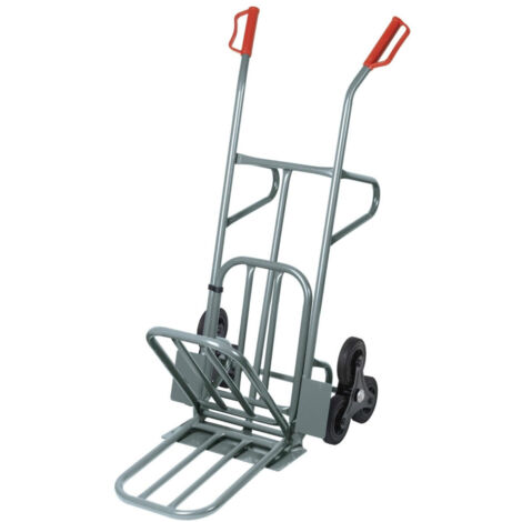 Chariot Métallique Ribimex à 6 Roues Pour Escalier Montant Et Descendant Prcd6r Essieu Renforcé