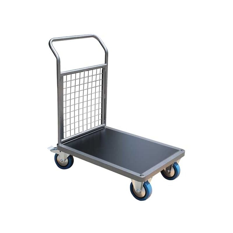Chariot modulable grillagé - Plateau 800x600mm - Charge max 500kg - CHP1T3