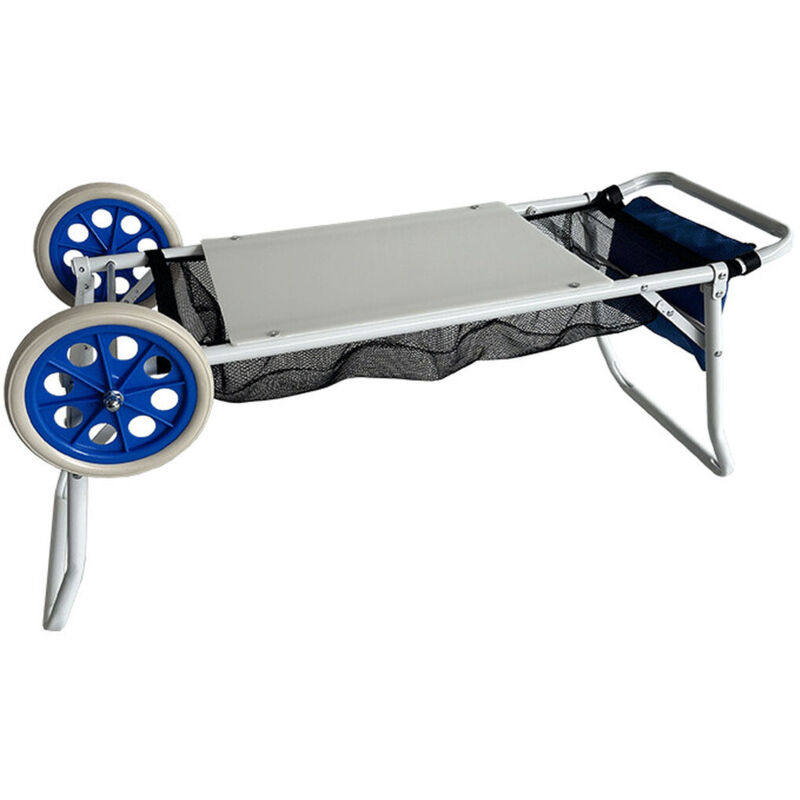 Mb Marbueno - Marbueno Chariot Porte-Chaises Acier Convertible Table Camping et Plage 108X51X51 cm 10362