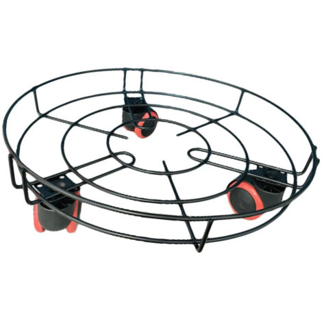 Chariot plantes roulettes Plant Dolly noir