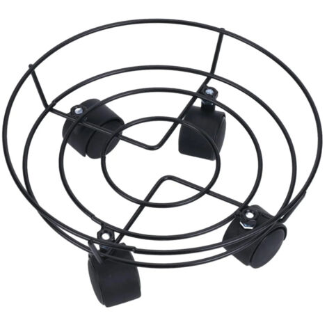 Chariot plantes roulettes rond 25 cm