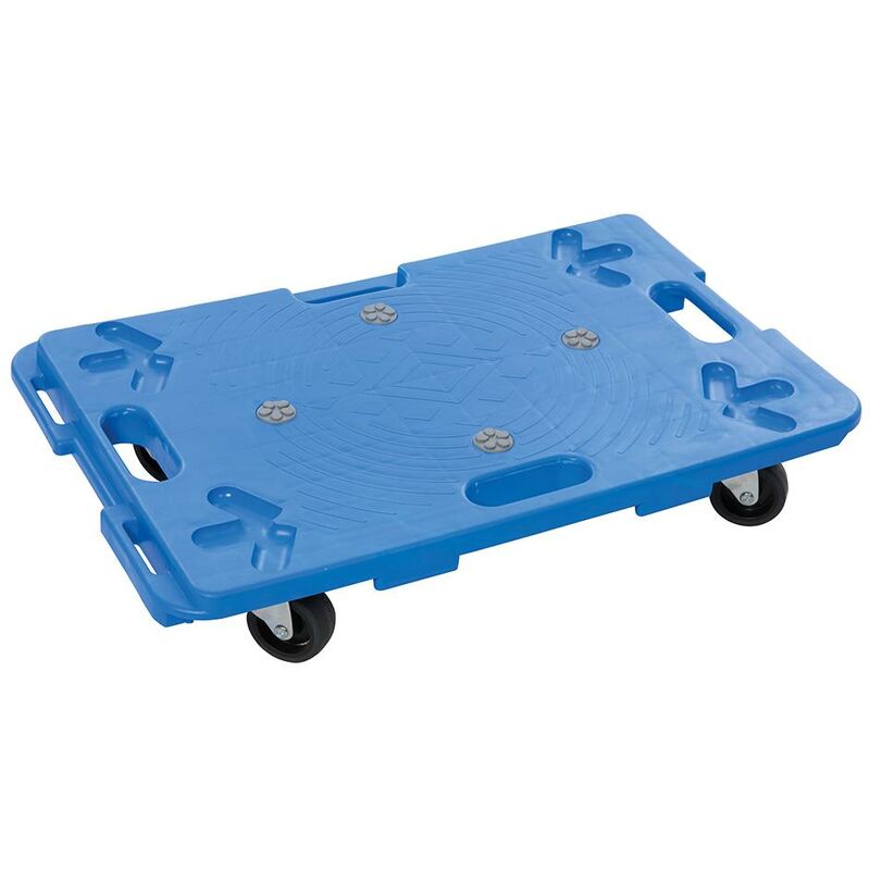Chariot plateforme en plastique emboîtable 100 kg