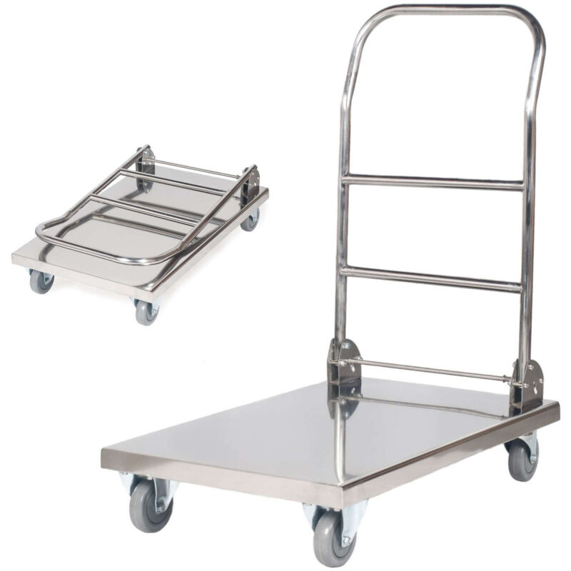Royal Catering - Chariot Pliable Magasin Trolley De Manutention Pliant Dossier Rabattable 330Kg Royal Catering - Chariot Pliable Magasin Trolley De Manutention Pliant Dossier Rabattable 330Kg