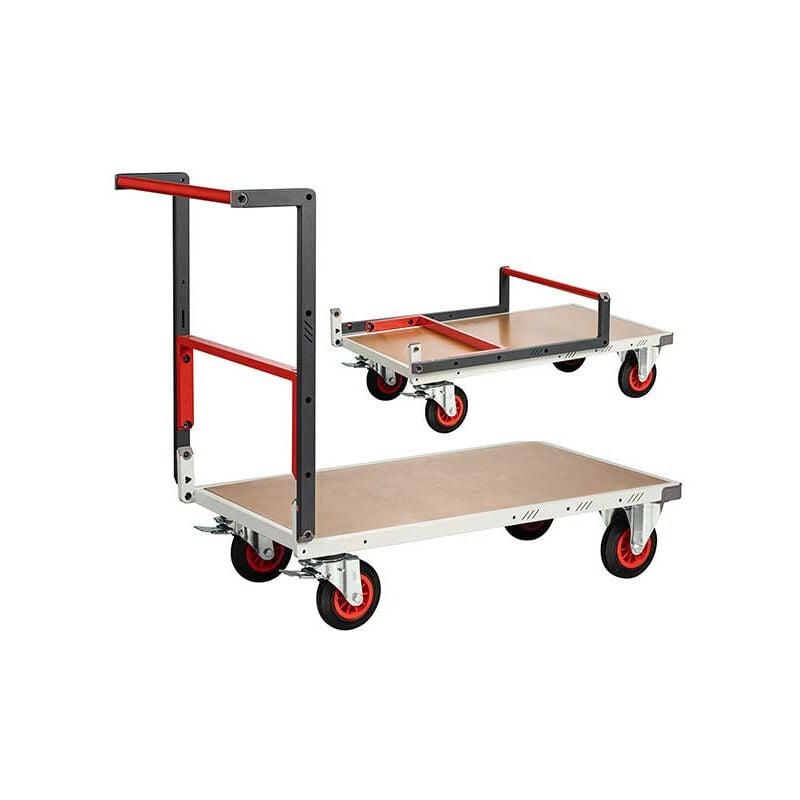 Chariot pliable - Plateau 1000x595mm - Charge max 400kg - Chariot de manutention à monter - 804722231