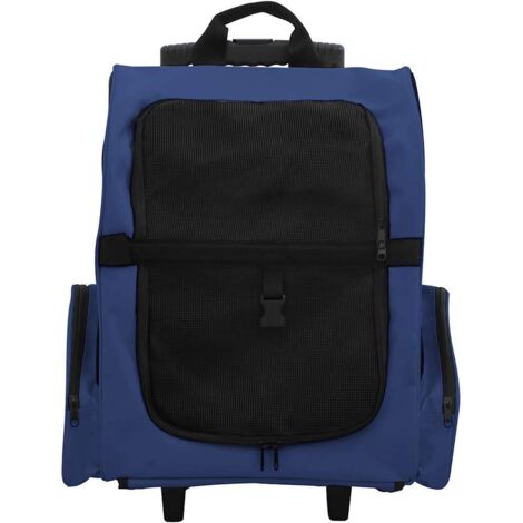 Chariot polyvalent pliable pour animaux de compagnie bleu CFW773479