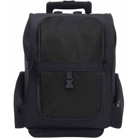 Chariot polyvalent pliable pour animaux de compagnie noir CFW569754