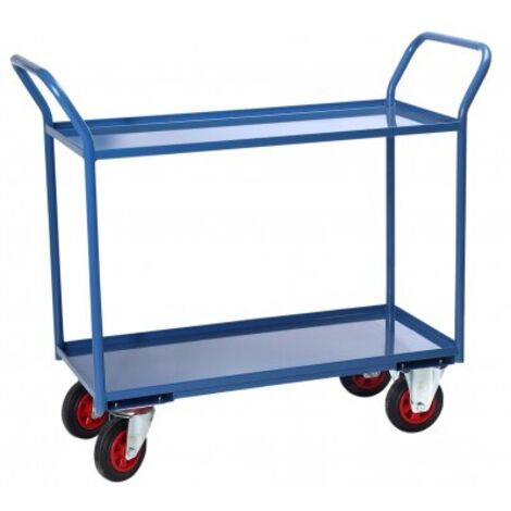 CHARIOT POLYVALENT TOLE 2 ETAGES 935X435MM 400KG