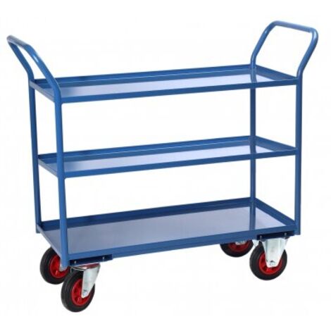 CHARIOT POLYVALENT TOLE 3 ETAGES 935X435MM 400KG