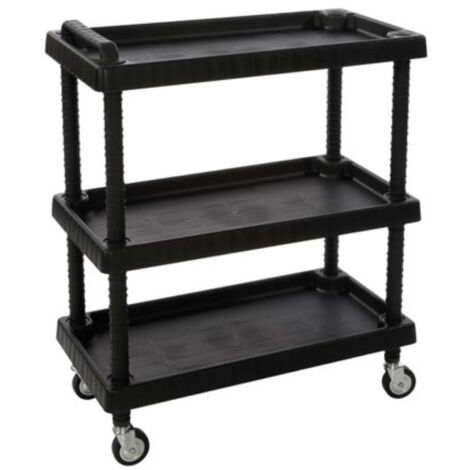 chariot porte-outils - 3 étagères - 75 x 37.5 x 92 cm