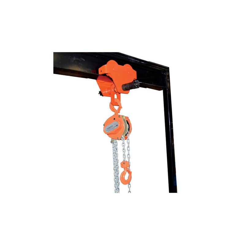 Chariot porte palan manuel - Cap. 5000kg / Plage réglages 88 à 203mm - HMTN50