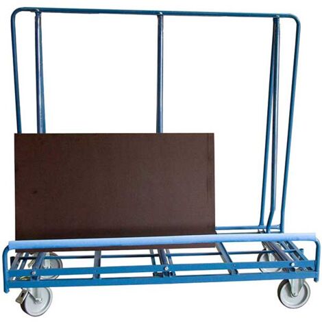 Chariot porte panneaux de grandes tailles - Cap. 600kg - 1 coté - Dim. 1430x450mm - 800007297