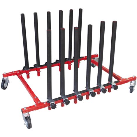 Chariot porte pieces/pare-brise/capots - OC 6041 - CLAS Equipements
