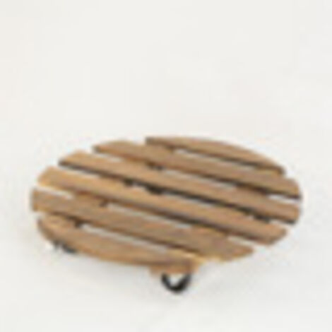 Chariot porte-plantes avec roues universelles rondes Ø 300 mm