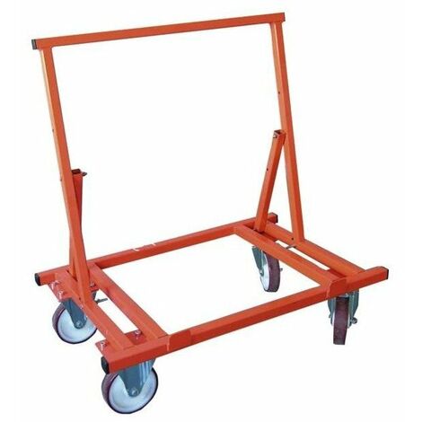 Chariot porte plaque pliable 4 roues pour 450 kgs