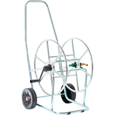 Chariot porte-tuyau galvanisé 80 m 3/4'' MW Tools HW8034SV2