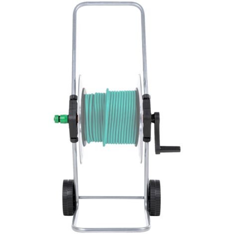 Chariot pour enrouleur de tuyau de 50 m 1/2" ou 35 m 3/4" acier CFW41937