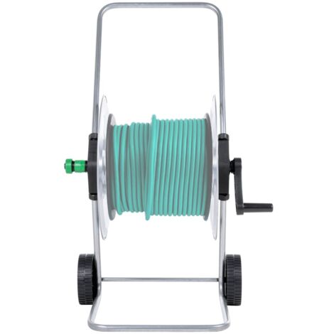 Chariot pour enrouleur de tuyau de 80 m 1/2" ou 50 m 3/4" acier CFW67435