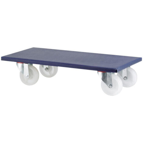 Chariot pour meubles 600 x 300 mm 500kg roue en plastique 100 mm