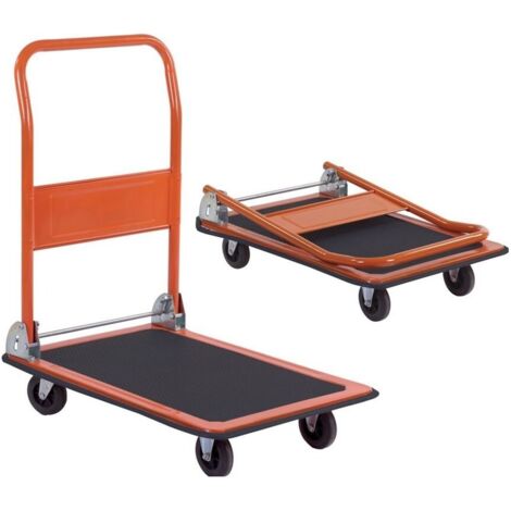 Chariot racine avec débit de plate-forme en acier 150 kg Brixo