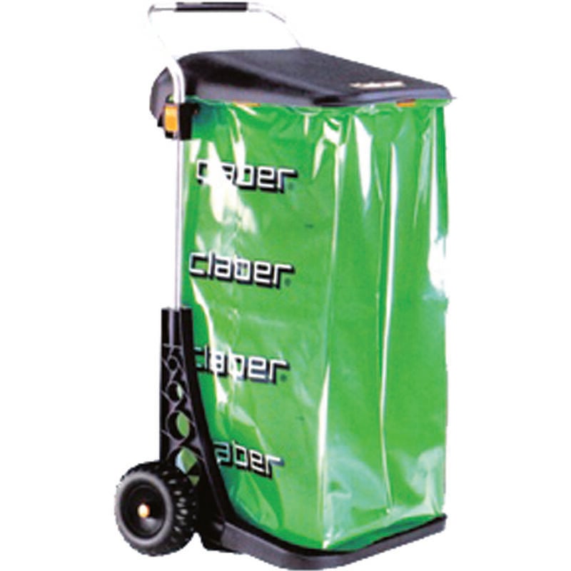 Claber - chariot de collecte transporter la poubelle eco avec sac a dechets -8934