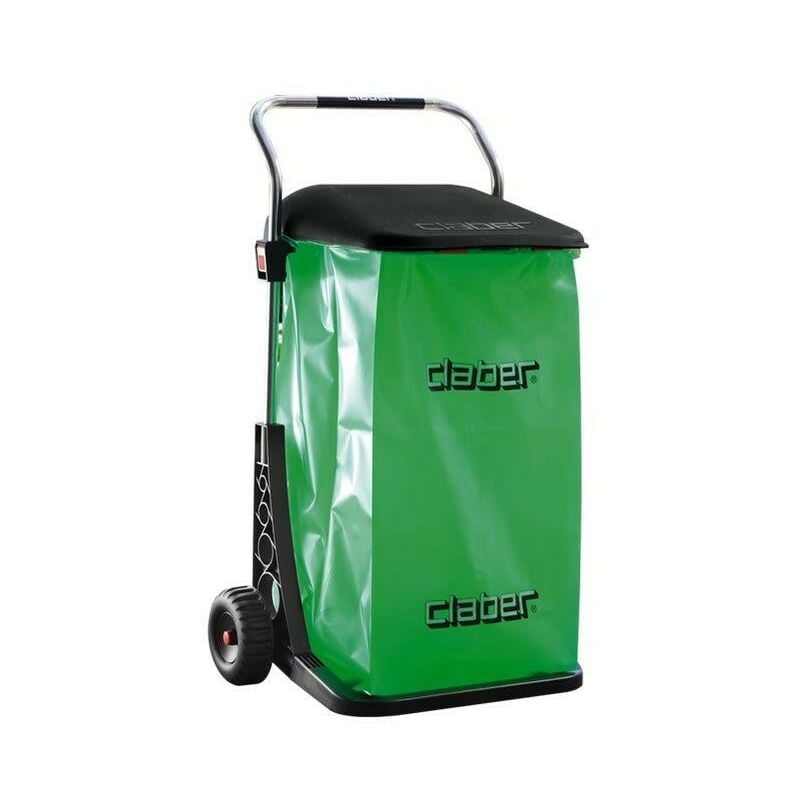 Poubelle de jardin chariot mobile + Sac 50 Litres Jardins et extérieurs Claber