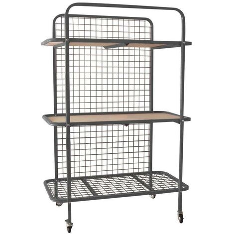 Chariot rangement 3 plateaux 260, 810 et 1390 mm (spécial carrosserie) - OC 0711 - CLAS Equipements
