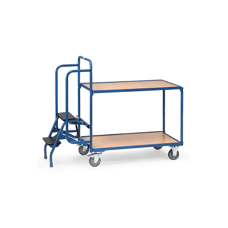 Matisère - Chariot roulant 2 plateaux - Hauteur du plateau supérieur 0.82m - 2105