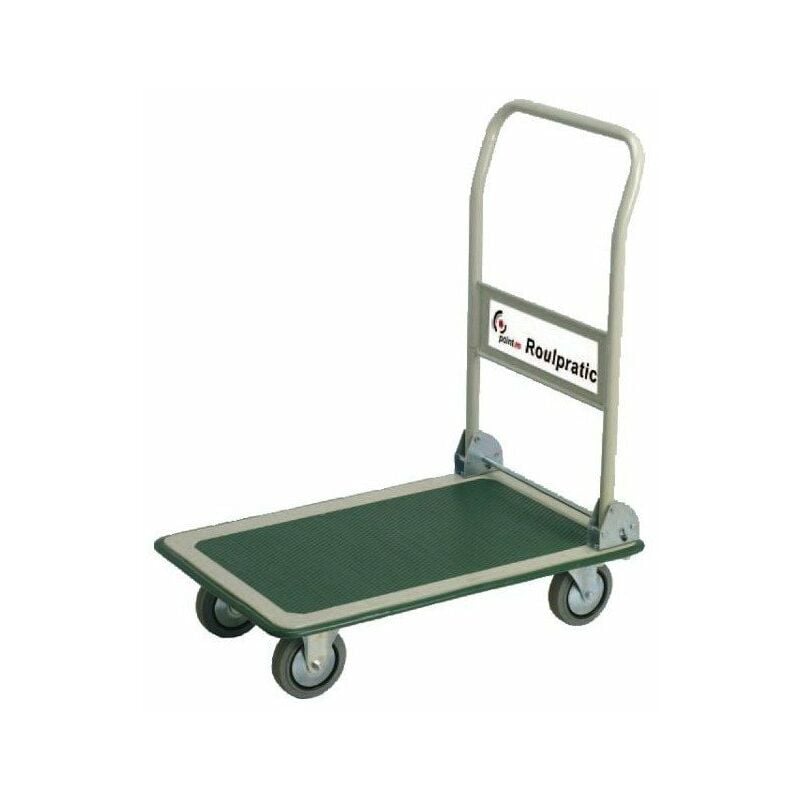 Chariot roulpratic tapis anti-dérapant vert 300 kgs 600 mm x 900 mm