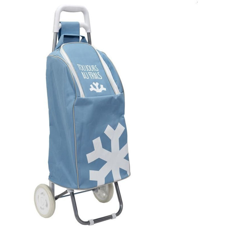 Chariot de courses fraîcheur - Beige - 32L - h 91.5 cm - Livraison gratuite