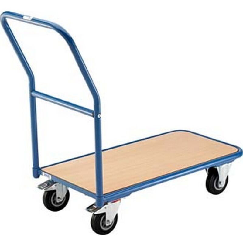 Chariot magasin, Capacité : 200 kg, ø de roue 125 mm, Dimensions 1100 x 450 x 910 mm, Plateau : 850 x 450 mm, Poids propre : 15 kg