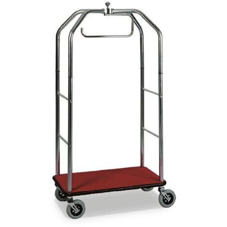 Chariots Porte-Valises Et Porte-Habits Avec Structure Laitonnée - Mastro