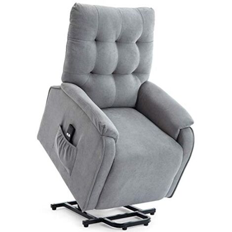 CHARLBURY RISE FABRIC RECLINER DOVE GREY