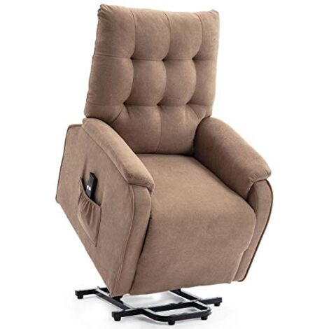 CHARLBURY RISE FABRIC RECLINER STONE BROWN