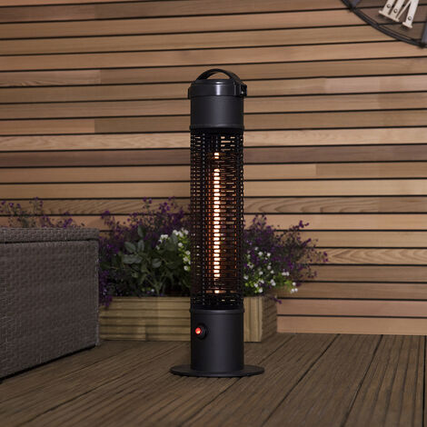 Charles Bentley 1200W Electric Outdoor Tower Heater for Patio or Garden