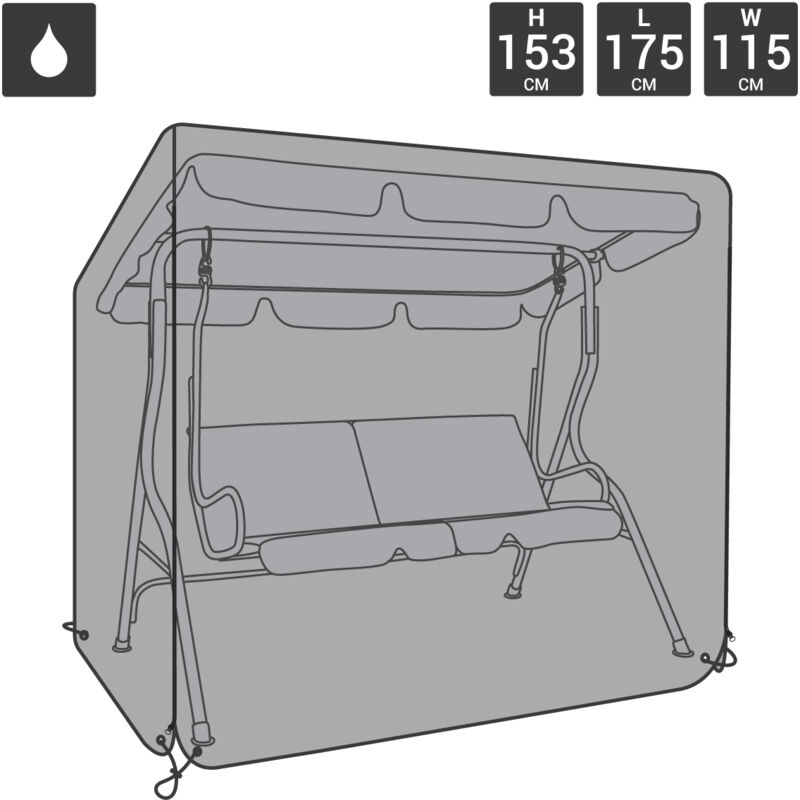 two seater swing seat cover