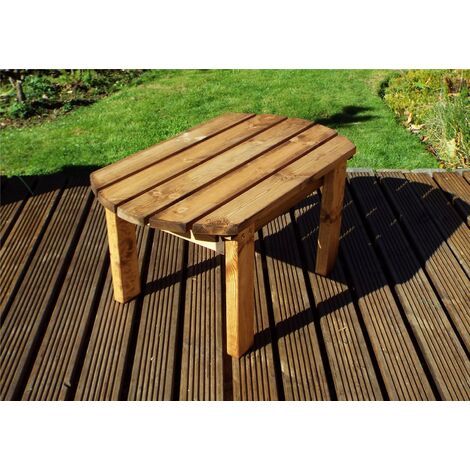 Charles Taylor Wooden Garden Traditional Side Coffee Table 53cm 79cm 42cm FP