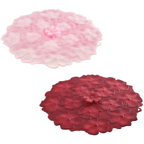 Charles Viancin - Set de 2 Beutel de Silikon-Getränkehüllen de geranium de 4 inch - Airtight Seal