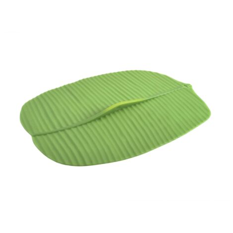 Charles Viancin - Tapa de silicona Banana Leaf para almacenar y cocinar alimentos, 35x25cm - Sello hermético - Apto para horno, microondas, congelador, estufa y lavavajillas