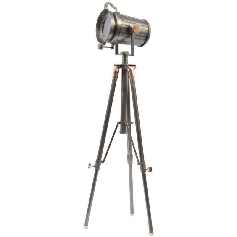 Image of Charlie Tripod Floor Lamp - Aluminum/SS&hellip;