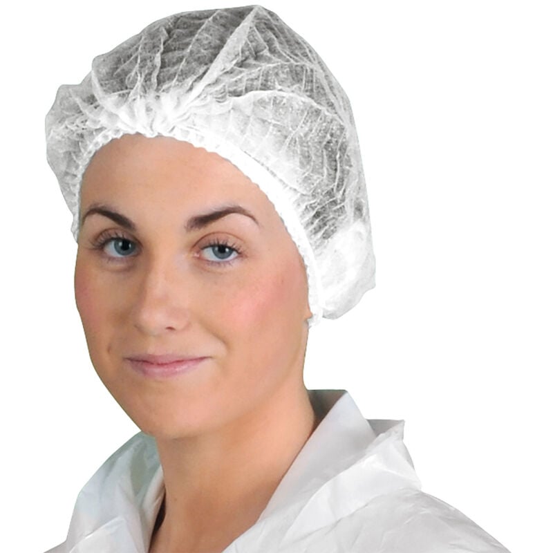 Carton de 3000 charlottes jetables en pp Blanc