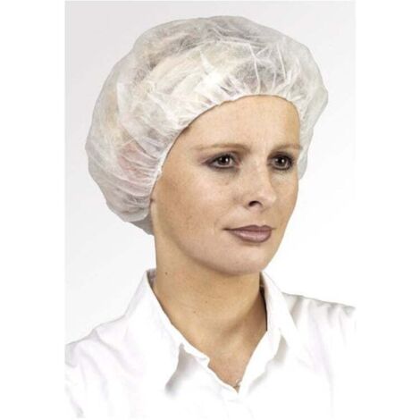 Charlotte jetable ronde bouffante Tidy Professionnal (Lot de 100) Blanc Unique