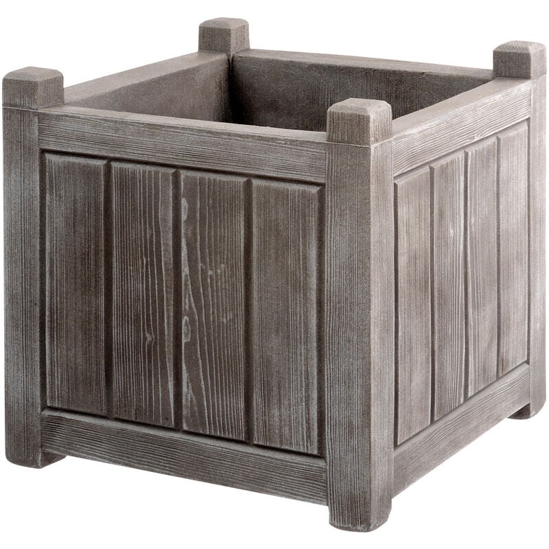 Bac CHARME Gris cérusé - carré 40 x 40cm - 31L