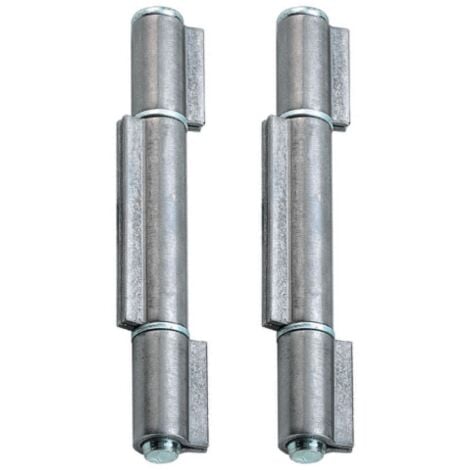 COMBI ARIALDO charniA re A souder pour fenA tres et portes portes en fer A 3 ailes 80 mm avec goupille