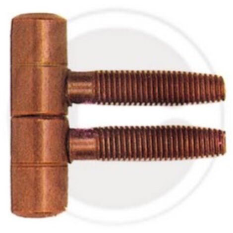 CharniA re Anuba en acier plaquA  laiton 75 pcs CharniA res 14 mm pour portes en bois