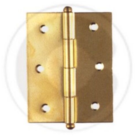 charniA re laiton 30x20 mm pour huisseries mobiles avec axe amovible