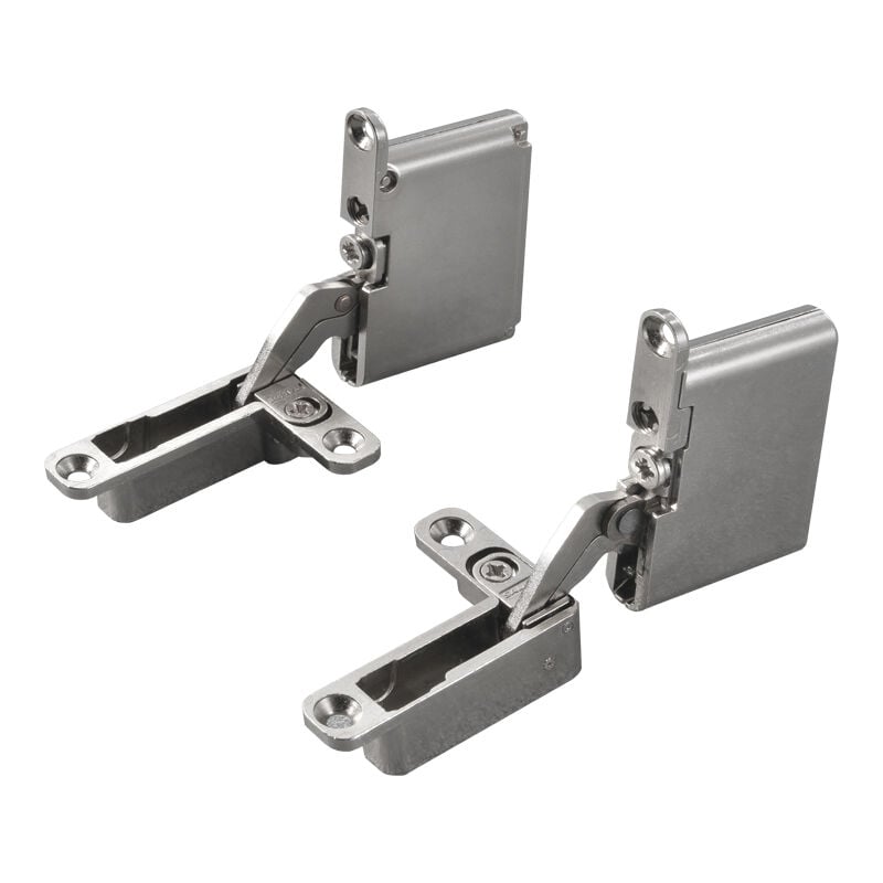 Charnière air - Amortisseur : Avec - Push : Non - Décor : Argent Salice