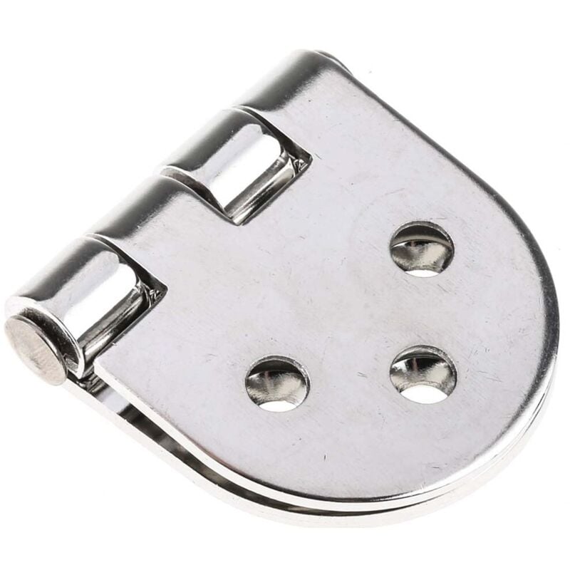 Charnière Arrondi en inox, 78mm x 40mm x 2.5mm ( Prix pour Paquet de 2 )