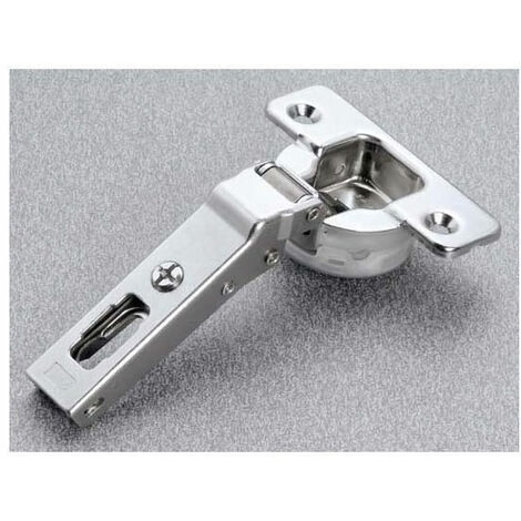 Charnière 30° angle positif à recouvrement silentia salice - Amortisseur : Avec - Décor : Nickelé - Diametre boîtier : 35 mm - Entraxe : 48 mm - Epaisseur porte maxi : 26 mm  - SALICE